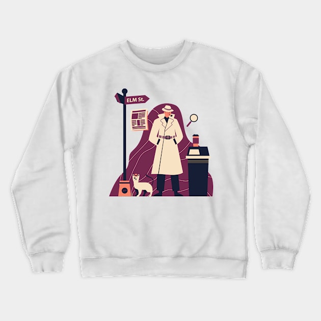 Detective Crewneck Sweatshirt by Mdath